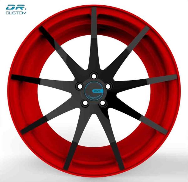 Buy cheap 23 Inch 6061 T6 One Piece Forged Wheels PCD 5-108 Two Color from wholesalers