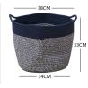 Buy cheap Decorative Custom Woven Cotton Rope Laundry Toys Candy Storage Fabric Container Wholesale Spa Gift Baskets Organizer from wholesalers