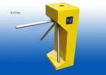 Buy cheap Yellow Color Tripod Turnstile Gate Steel Material Painted Push By Hand from wholesalers