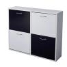 Buy cheap Modern design shoe rack of home livingroom furniture Melamine cover frivolous shoe ark/shoe cabinet/shoe rack with door from wholesalers