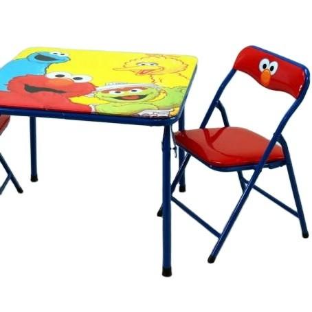 Buy cheap Metal Folding Card Kids Party Table and Chair Sets Modern Design for Children's Study from wholesalers