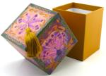 Unique Rectangular Candle Gift Box Packaging Luxury Aqueous Coating