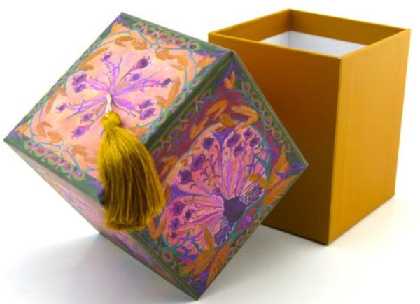 Buy cheap Unique Rectangular Candle Gift Box Packaging Luxury Aqueous Coating from wholesalers