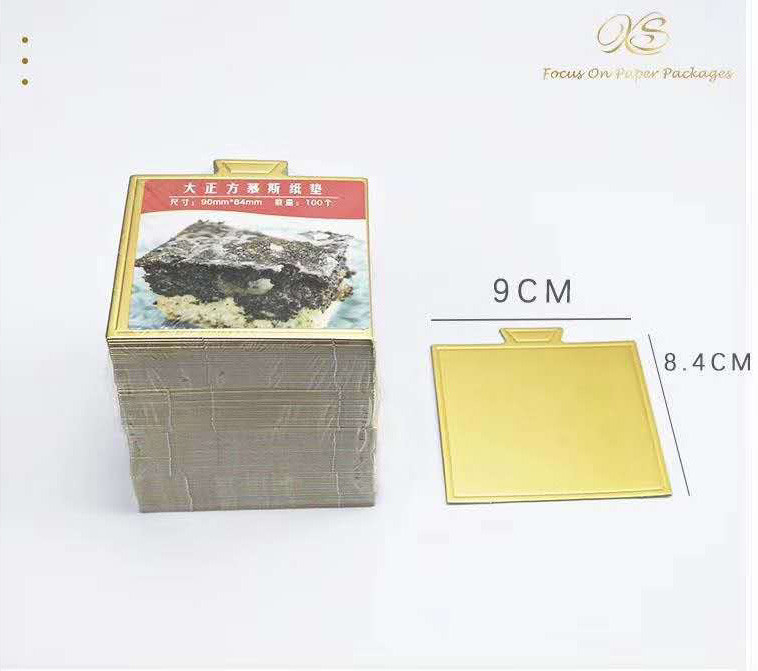 Aluminium Gold Foil Mousse Paper Cake Base Dessert Holding paper cake base cake drum boards