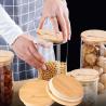 Buy cheap Mildewproof Custom Wood Lids Cereals Biscuits Storage Jars Home Kitchen Use from wholesalers