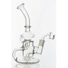 Buy cheap 5mm Glass Water Pipe Bongs Perc Recycler Rig Dual Arm Showerhead from wholesalers