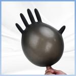 Highly Elastic Black Synthetic Nitrile Gloves For Hairdressing Nail Industry