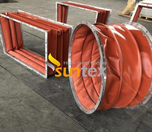 Buy cheap High Temperature Resistant Soft Large Size Colorful Silicone Rubber Coated Fiberglass Fabric For Expansion Joints from wholesalers