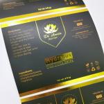 Waterproof Custom Label Stickers Roll For Hair Shampoo Container Bottle