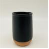 Buy cheap Water Drop Ceramic Bathroom Accessories Black Hand Soap Dispenser With Beige Base from wholesalers