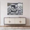 Buy cheap Modern Horizontal Canvas Horse Painting 100% Handmade Animal Paintings Home Decor Canvas Art for Room Entrance from wholesalers