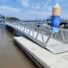 Buy cheap Aluminum Floating Bridges with Customizable Length and Silver Surface from wholesalers