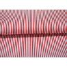 Buy cheap Soft Touch Cotton Yarn Dyed Fabric , Smooth Red And White Striped Material from wholesalers