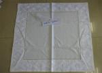 Buy cheap Beige Color Linen Like Tablecloths Square Shaped With ISO9001 Certificated from wholesalers