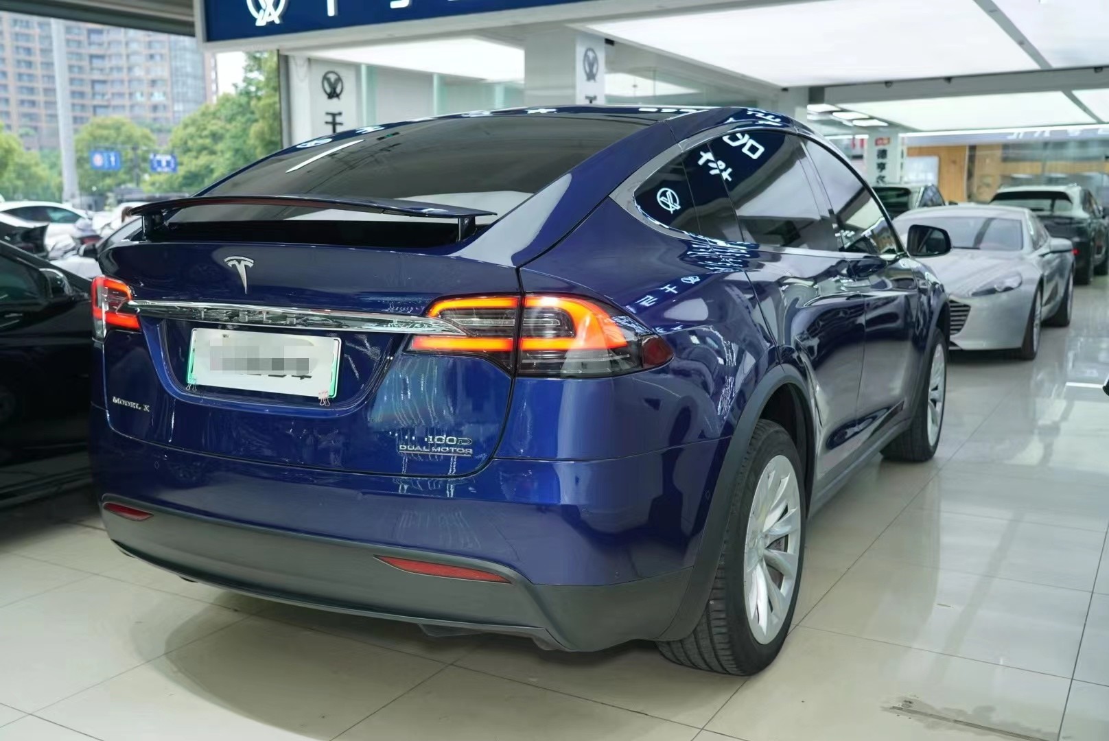 2019 Pure Electric Tesla X100D Double Motors Four-Wheel-Drive Used 5 Seats SUV