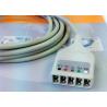 Buy cheap 6 Leads Compatible ECG Monitor Cable , 6 Pin Ecg Cables And Leadwires from wholesalers