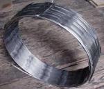 Single Coil Razor Barbed Wire Hot Dipped Galvanized Barbed Fence