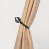 Buy cheap Black And Copper Color 28mm Pipe Curtain Rods Set For Bedroom from wholesalers