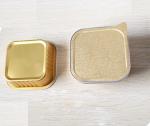 square of aluminum foil cups for Jam box sealed box 100ml