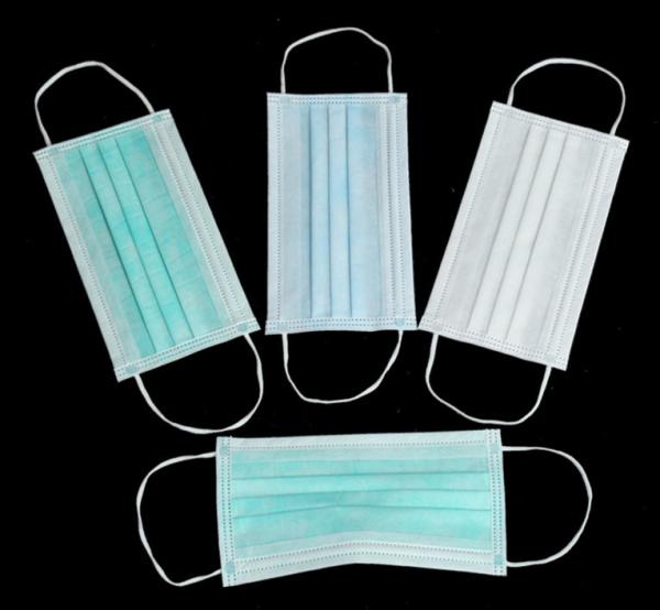 Buy cheap Disposable Non Woven Masks 3ply 17.5 X 9.5cm Size Industrial Detailed from wholesalers