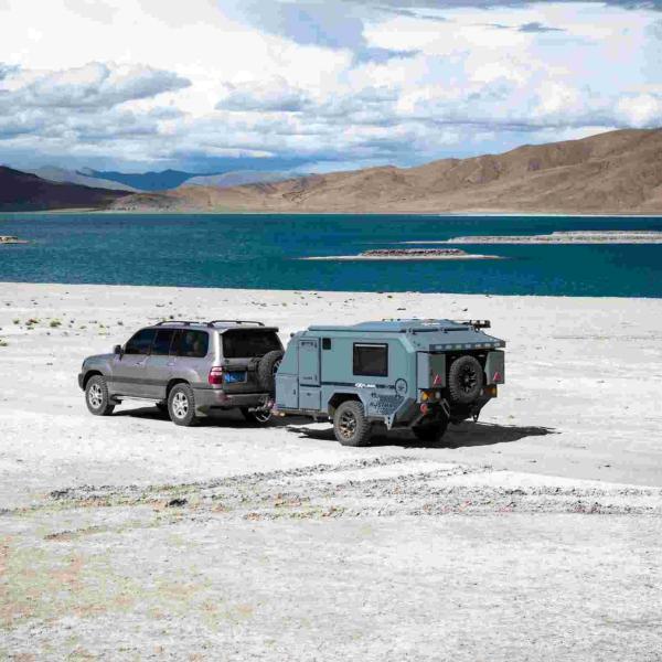 Buy cheap NJSTAR EXPLORER Camper Trailer 600W Solar Travel Trailer Customized from wholesalers