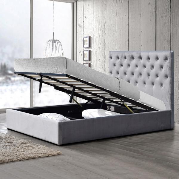 Buy cheap The Upholstered Bed Frame has special thing about it is that you can store things from wholesalers