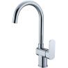 Buy cheap Deck Mounted Kitchen Sink Water Faucet Brass from wholesalers