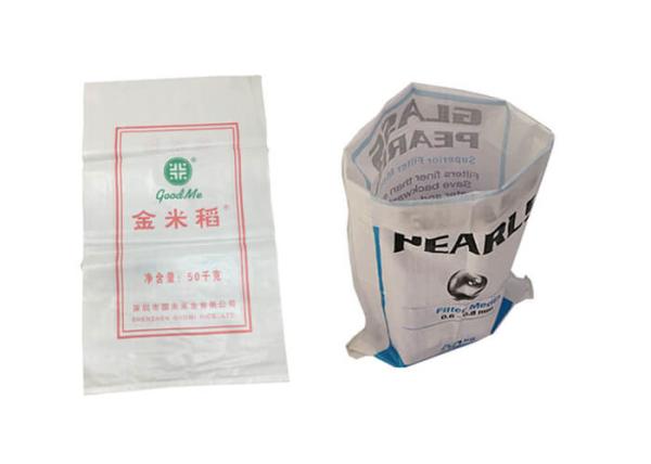Buy cheap White PP Woven Packaging Bags Poly Woven Sacks Moisture Resistant from wholesalers