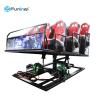 Buy cheap 220V Virtual Reality 6 Seats 7d Cinema Theater Game Machines Blue , Red , Black Or Custom from wholesalers