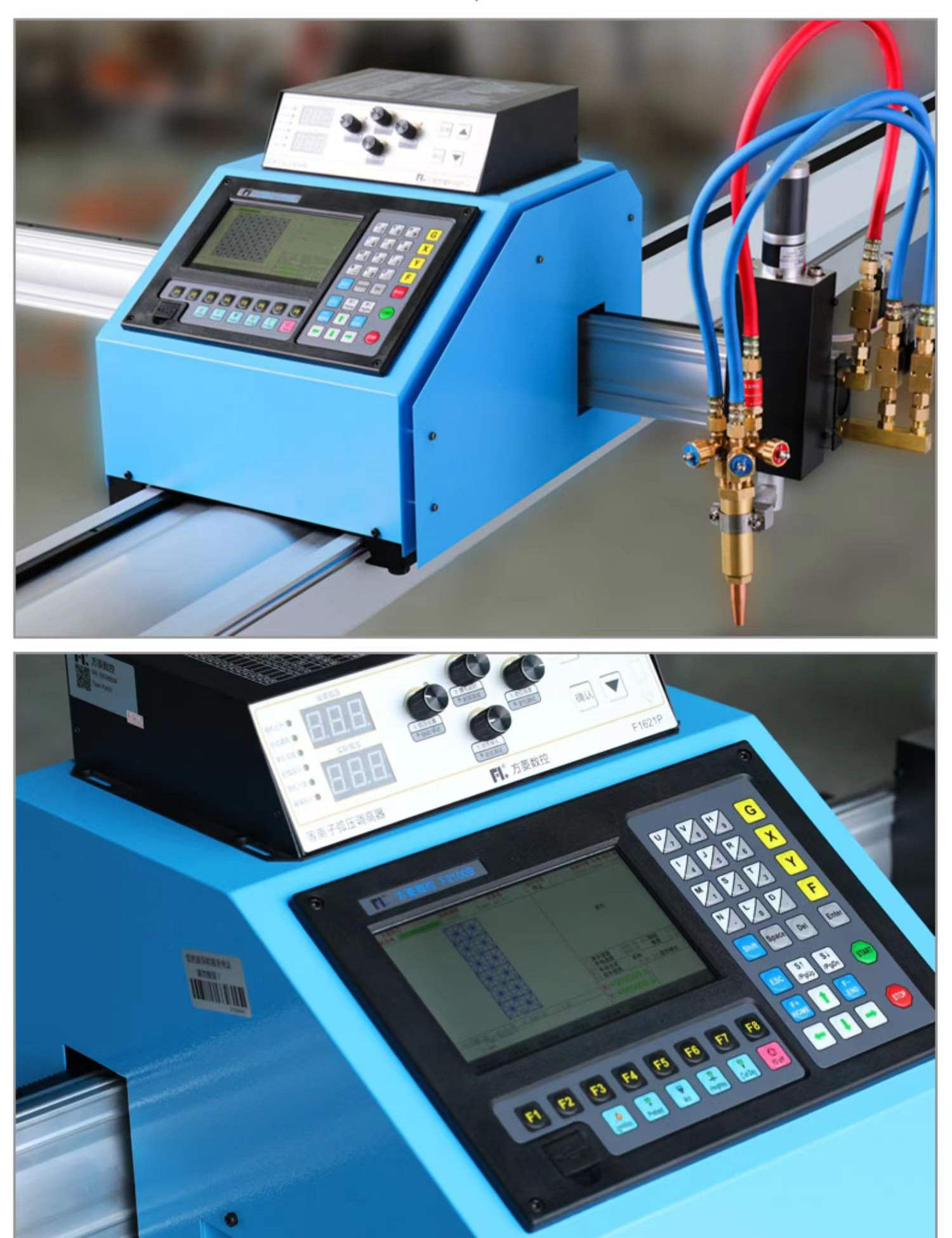 Stepper Motor Metals Portable Cnc Plasma Cutting Machine 1500x3000mm Table