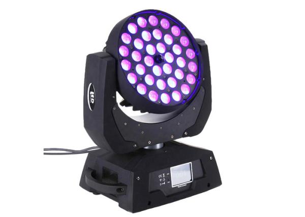 Buy cheap Lyre Led 36*10W RGBW 4IN1 RGBWA+UV 6IN1 Zoom Rainbow Effect Led Moving Wash Light DJ Night Club Light DMX512 Control from wholesalers