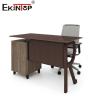 Buy cheap Brown Glass Top Computer Desk With Wood Metal Drawer Custom from wholesalers
