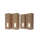 Sustainable Candle Eco Friendly Packaging Box Corrugated Kraft Box White