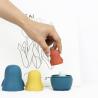 Buy cheap chewing silicone Penguin silicone stacking toy Baby Silicone Toys Stacking For Toddler Bathing Play from wholesalers