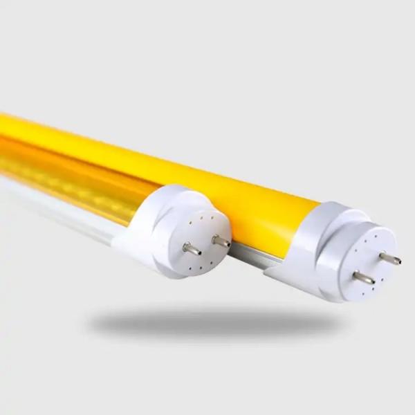 Buy cheap Anti UV 120cm 18W 20W 25W T8 yellow led tube light PF 0.9 flicker free CE RoHS TUV from wholesalers