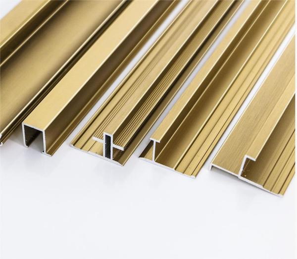 Buy cheap Corner Aluminum Tile Trim H Shape Metal Wall Protection Profile from wholesalers