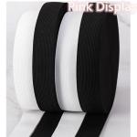 W40mm White Springy Nylon Elastic Webbing Straps