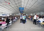 50m Width Aluminum Frame Outdoor Event Tents For Restaurant CFM IFAI