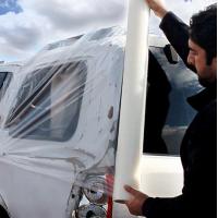 Buy cheap 4MIL * 36INCH * 100 FEET Collision Wrap PE Surface Protective Film With 3 Months product