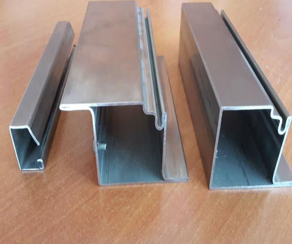 Steel Metal Door Frame Roll Forming Machine With Fly Saw Cutting Off Device 3m
