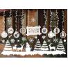 Buy cheap 0.01mm Custom Decorative Stickers Christmas Mall Decorative Window Glass Stickers from wholesalers
