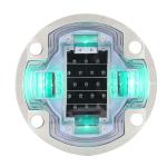 Aluminum Round Flashing Underground Solar Road Stud For Mark Zones In Road