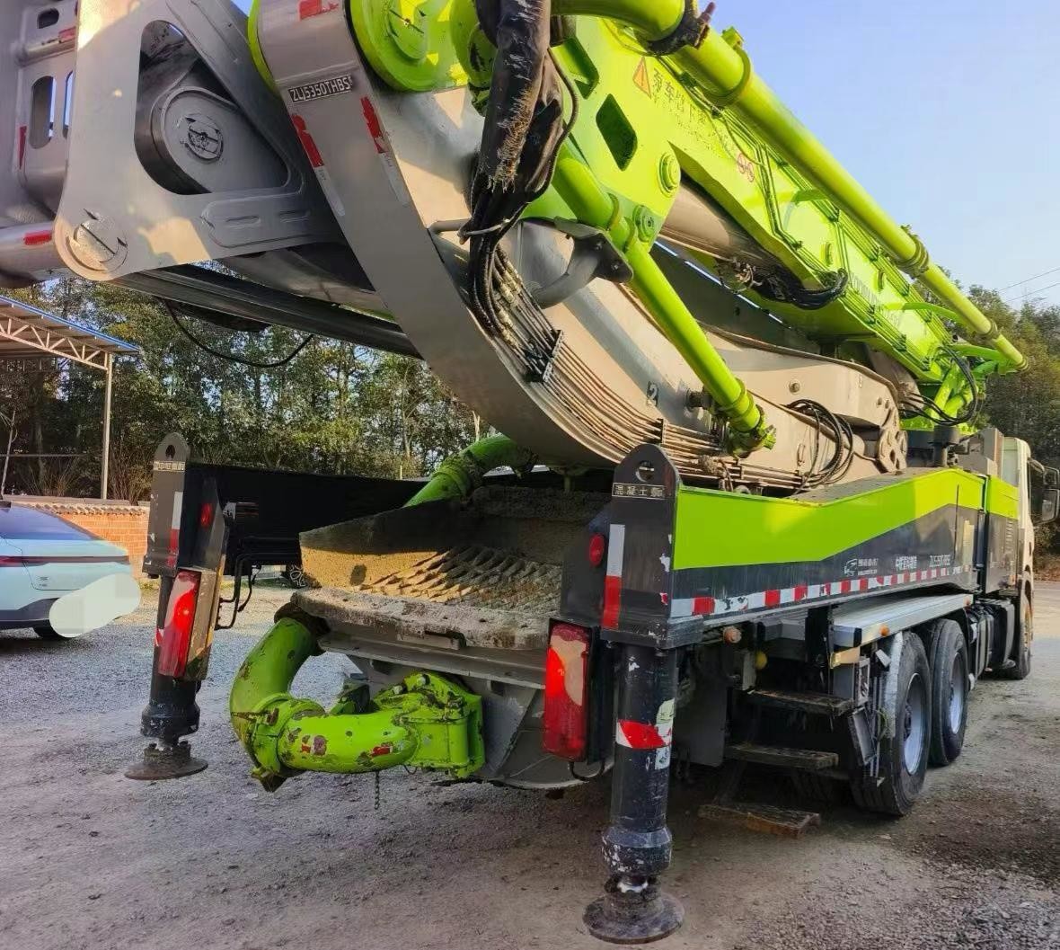 2020 Zoomlion Concrete Pump Truck Used with 52M Maximum Cloth Height on Scania Chassis