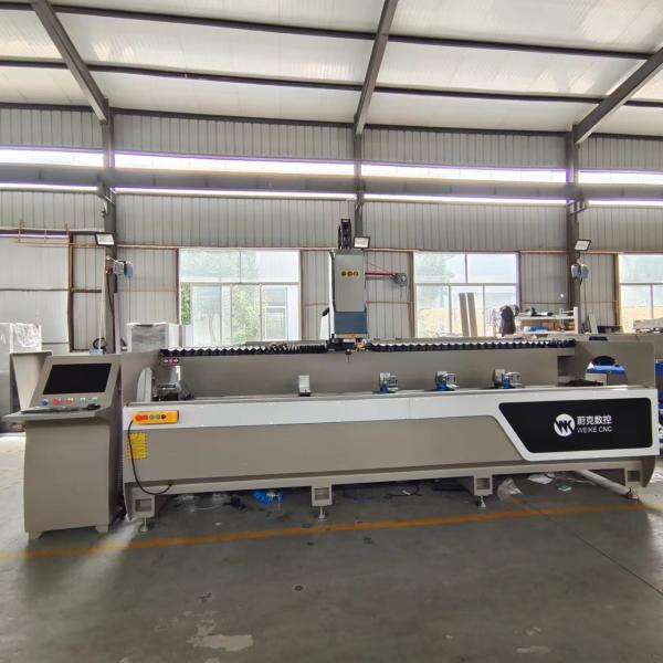 Buy cheap Aluminium UPVC 3+1 Axis CNC Drilling Machine Window Door Curtain Wall Copy Router Machinery from wholesalers