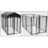 Buy cheap Simple Setup Metal Dog Kennel Dog Runs For Large Dogs Corrosion Protection from wholesalers