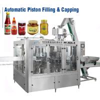 Buy cheap CE Certified 5000BPH 600ml Barbecue Sauce Bottle Filler filling and capping machine stainless steel food class product