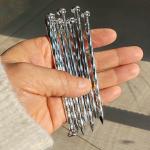 Industry Angular Spiral Concrete Nails Precise For Construction Building