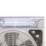 Household 12V Solar Energy Rechargeable Box Fan With LED Light