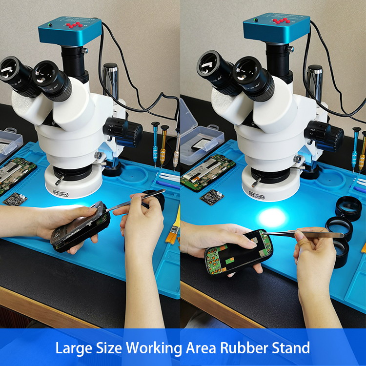 A23.1503 Zoom Stereo Microscope 0.7-4.5x Mobile Phone Repair Can Up To 3.5x-180x