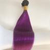 Buy cheap 613 Colored Ombre Human Hair Extensions Bundles Weft 1B Purple from wholesalers